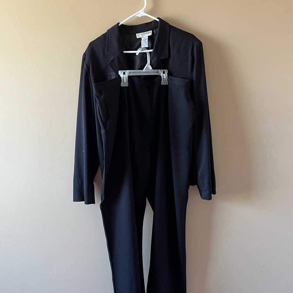 Black pant suit